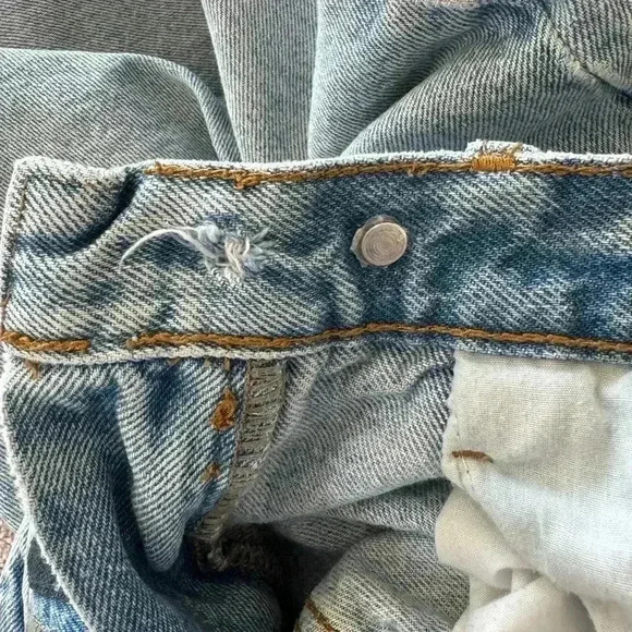 Women's John Galt Brandy Melville Denim Jeans Size Small High Rise Light Wash - Picture 9 of 11